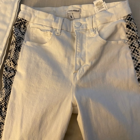 Good American High Waist Good Legs Snake Stripe (5) - Picture 6 of 7